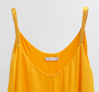 Silk Blend Slip Tank Top