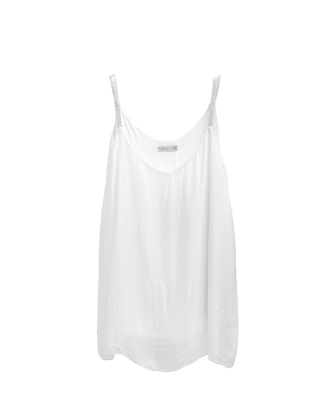 Silk Blend Slip Tank Top